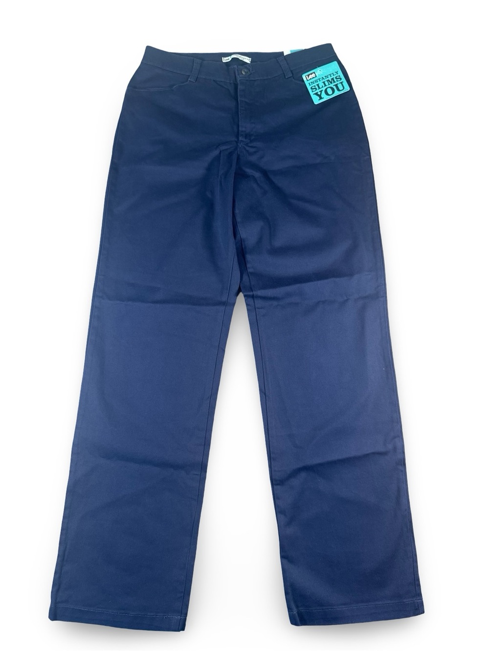 NWT Lee Relaxed Straight Leg Pant 12L Long Size 12 Women's Chino Pants